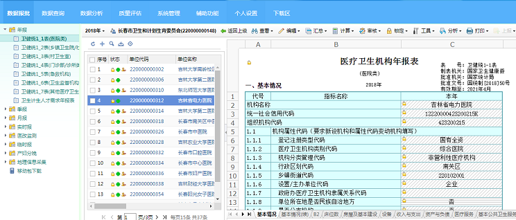 亿信ABI医疗智能-国家卫健委信息网络统计直报系统应用效果